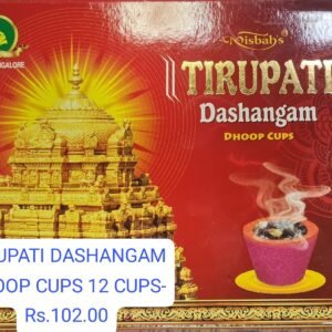 Misbah Tirupati Dashangam Dhoop Cups